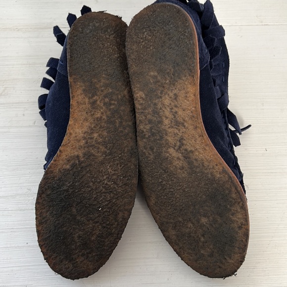 Splendid navy suede booties - Picture 3 of 5